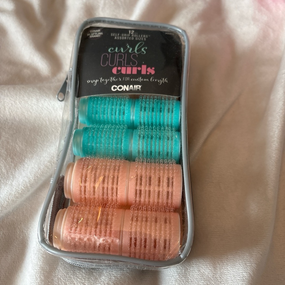 Conair Curls Hair Rollers - Blue and Pink
